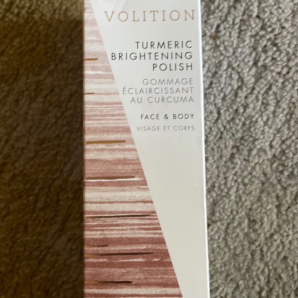 volition turmeric brightening polish